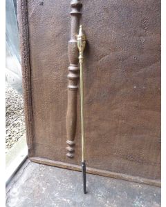 Polished Brass Fire Poker