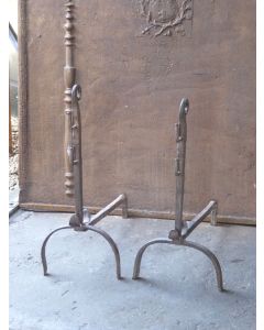 Gothic Style Andirons