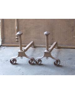 Antique Fireplace Andirons