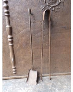 Antique French Fireplace Tools