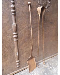 Large French Fireplace Tools