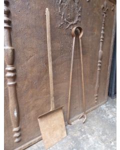 Large French Fireplace Tools