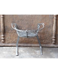 Antique Fireplace Log Grate