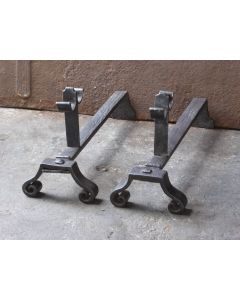 Antique Fireplace Andirons