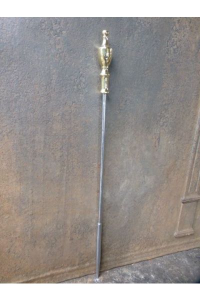 Polished Steel Fire Poker