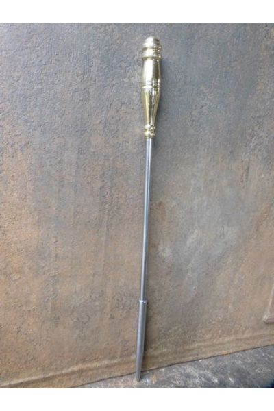 Polished Steel Fire Poker