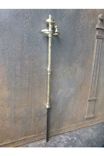 Polished Brass Fire Poker