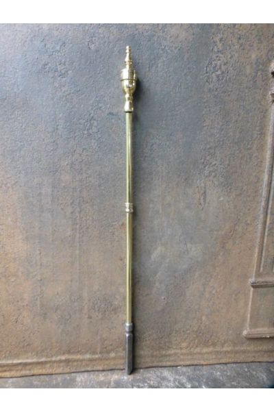 Polished Brass Fire Poker