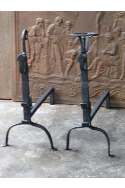 Gothic Style Andirons