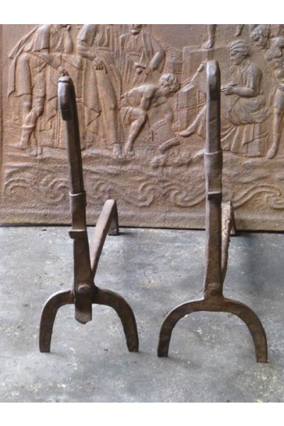 Gothic Style Andirons