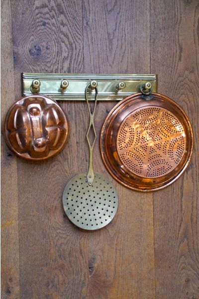 Antique Wall-mounted Fireplace Tools