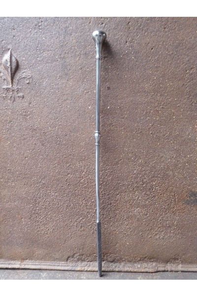 Polished Steel Fire Poker