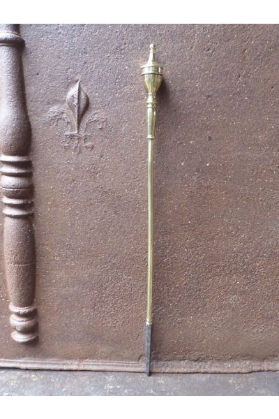 Polished Brass Fire Poker