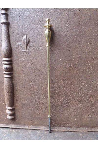 Polished Brass Fire Poker