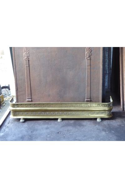 Brass Fireplace Fender