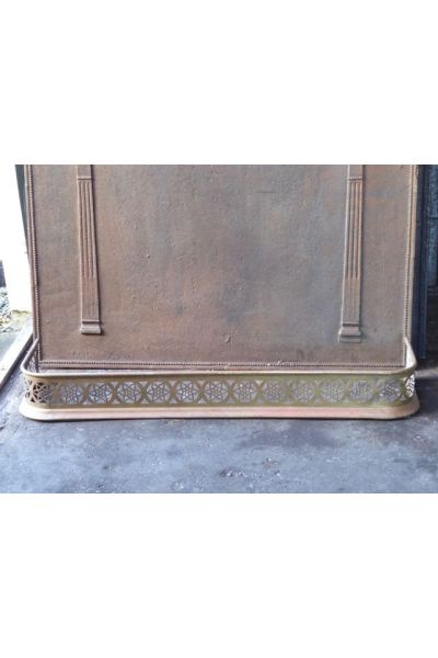 Brass Fireplace Fender