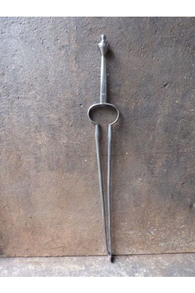 Polished Steel Fire Tongs