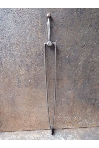 Polished Steel Fire Tongs