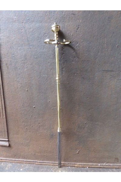 Polished Brass Fire Poker