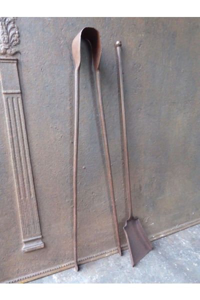 Antique French Fireplace Tools