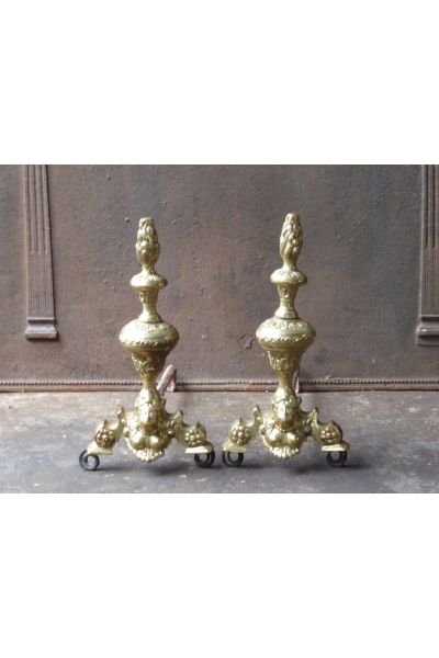 Louis XIV Style Andirons