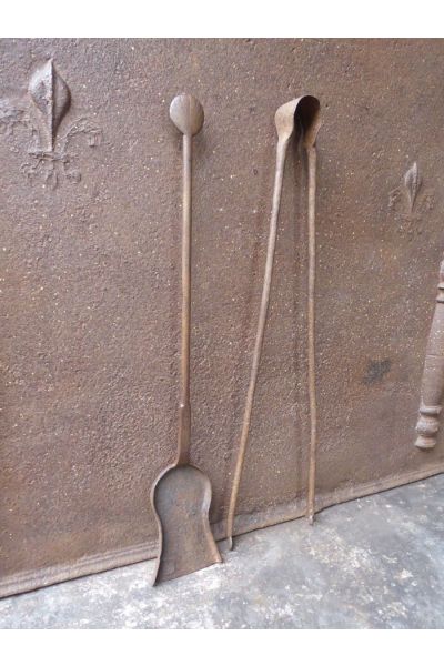 Antique French Fireplace Tools