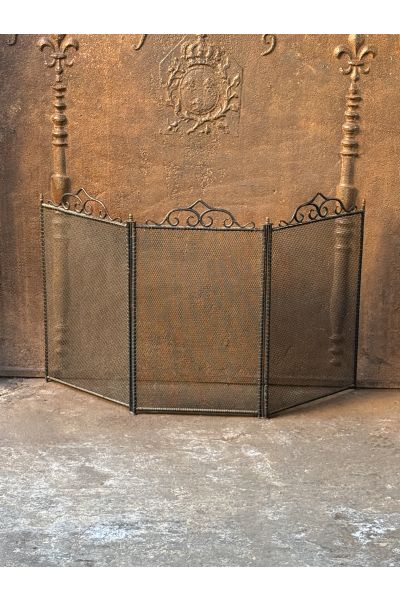 Antique French Fire Screen