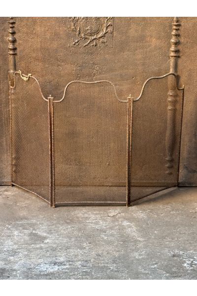 Antique French Fire Screen