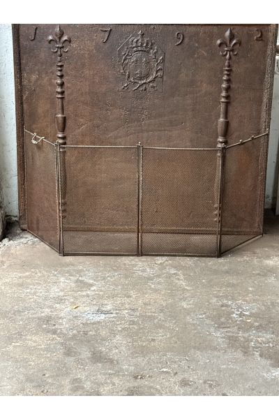 Antique French Fire Screen