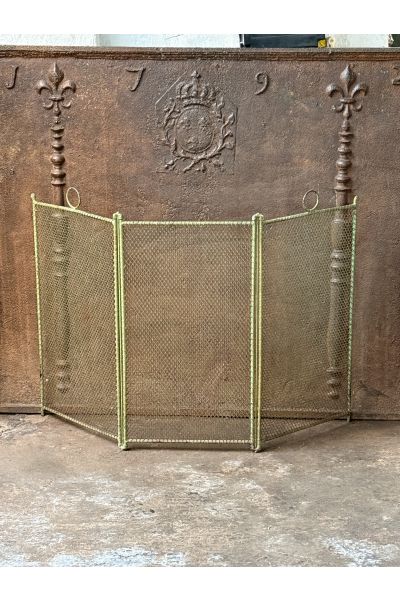 Antique French Fire Screen