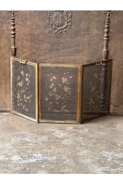 Antique French Fire Screen