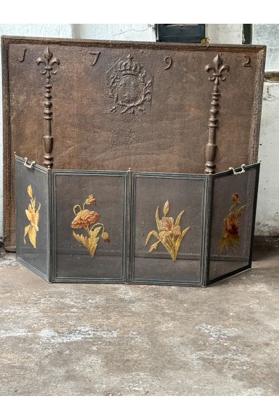 Antique French Fire Screen