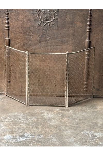 Antique French Fire Screen