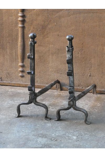 Gothic Andirons Fireplace