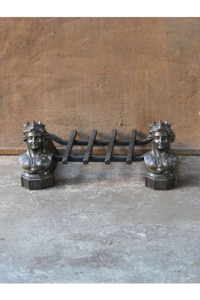 Antique Fireplace Log Grate