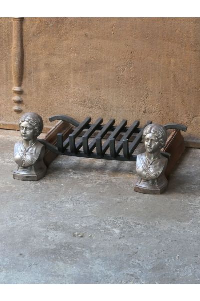 Antique Fireplace Log Grate