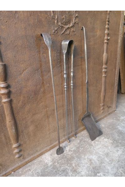 Antique French Fireplace Tools