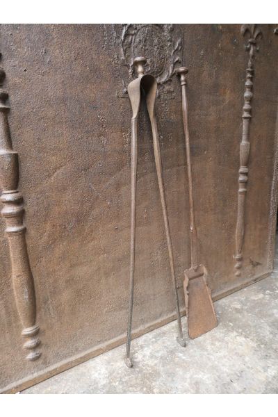 Antique French Fireplace Tools