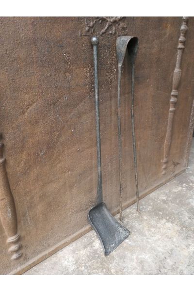 Antique French Fireplace Tools