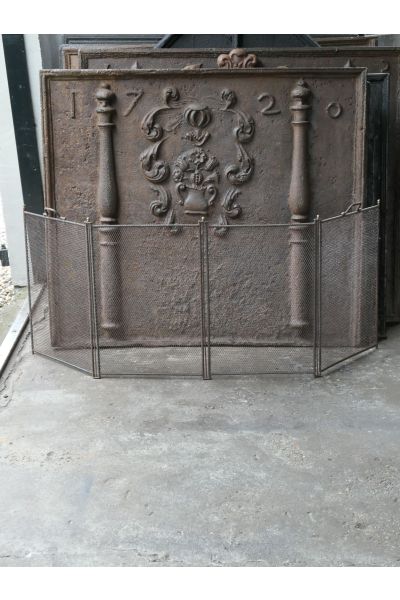 Antique French Fire Screen