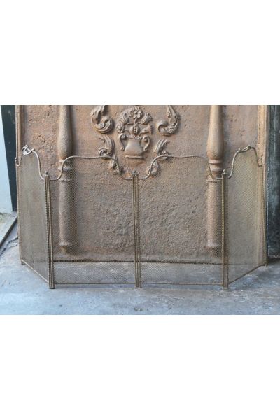 Antique French Fire Screen