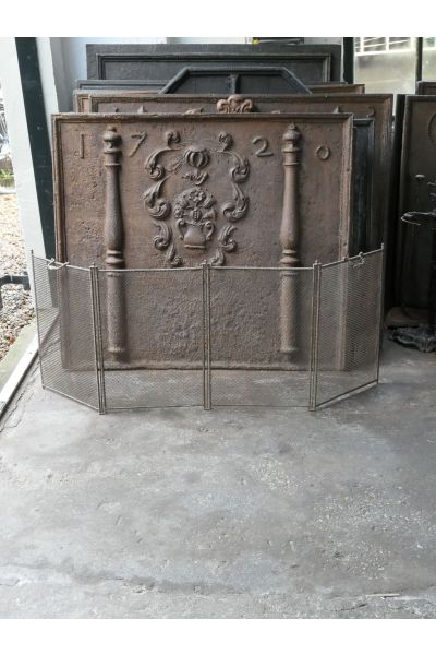 Antique French Fire Screen