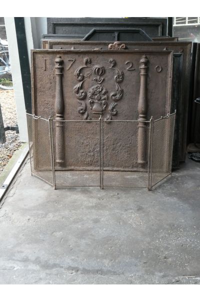 Antique French Fire Screen