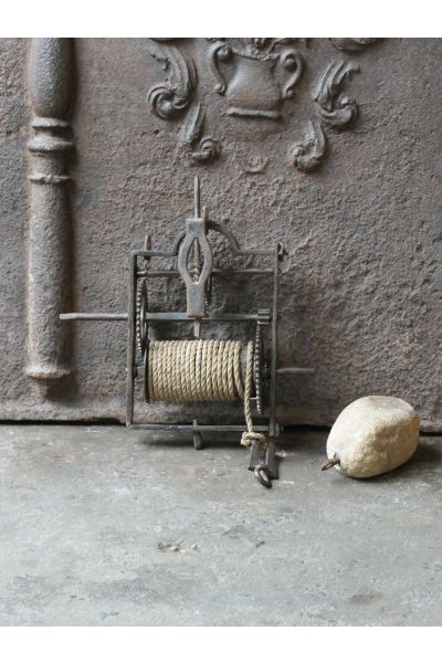 Antique Wall-Mounted Spit Jack