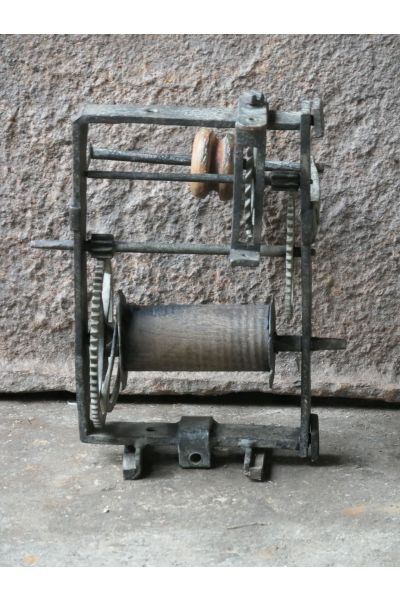 Small Antique Weight-Driven Spit Jack