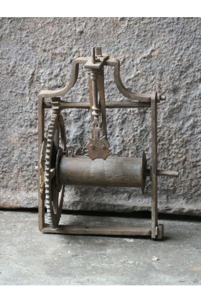 Small Antique Weight-Driven Spit Jack