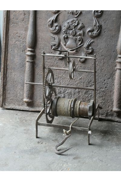 Large Antique Weight-Driven Spit Jack