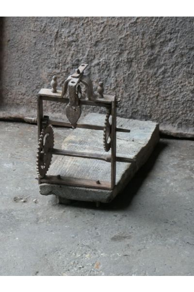 Small Antique Weight-Driven Spit Jack