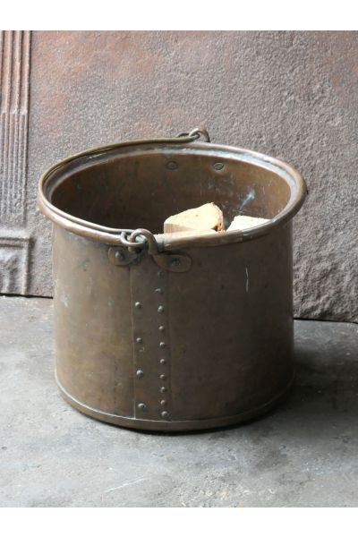 Antique Log Bucket