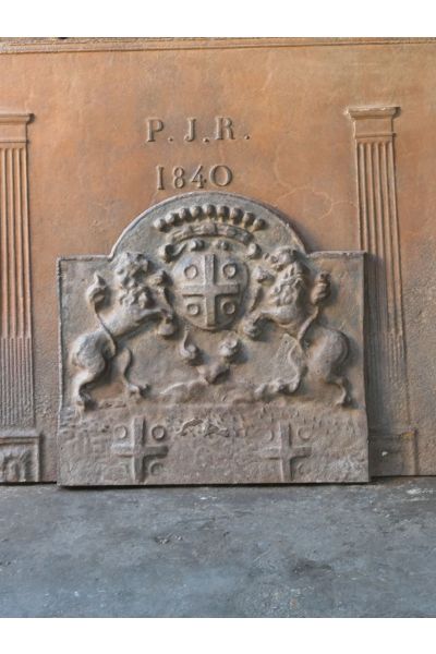 Coat of Arms Fire Back